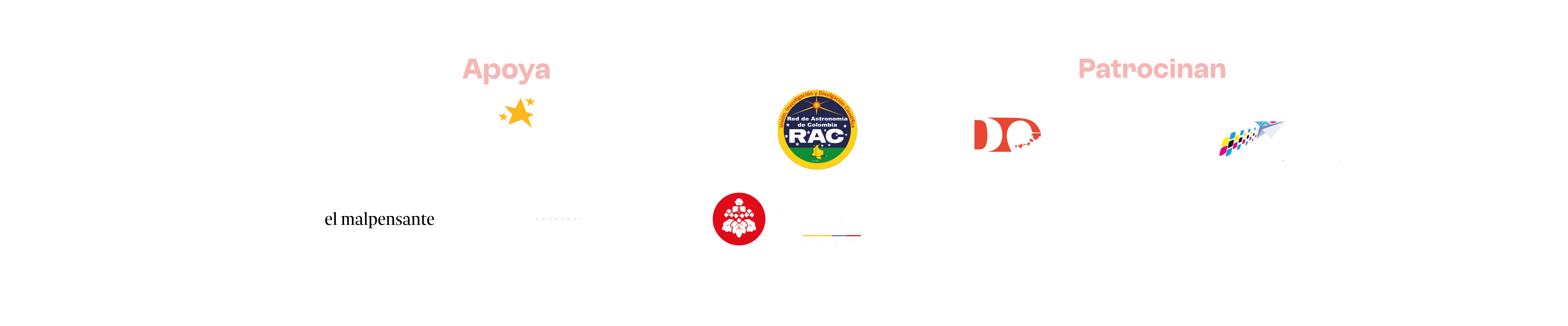Apoya y patrocinan